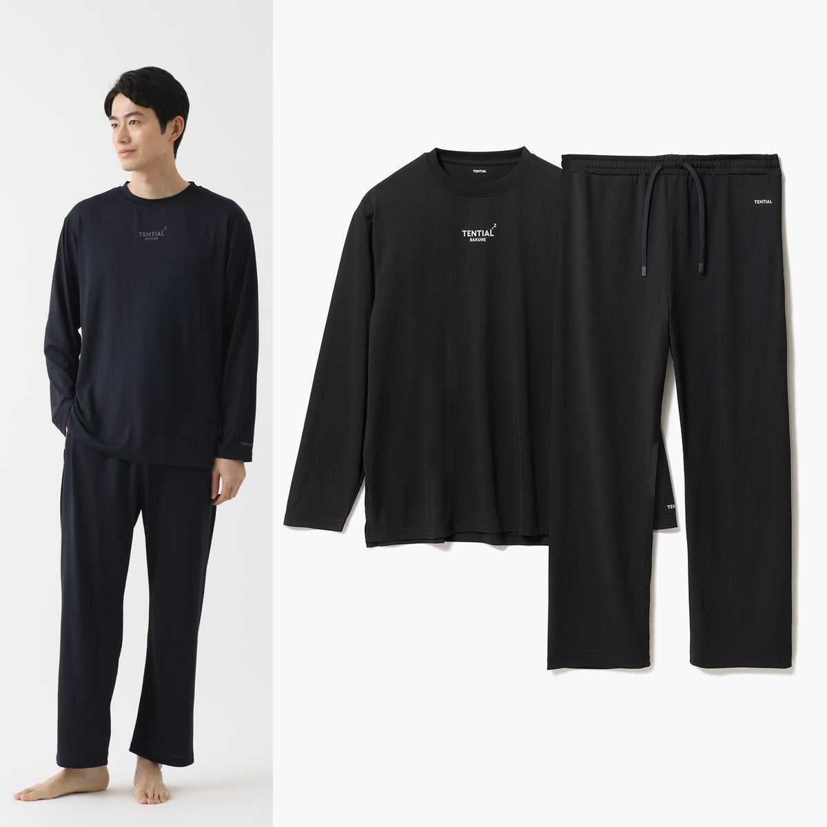 リカバリーウェア　BAKUNE Dry Men's　長袖上下セット（※販売期限：10/31（土）まで）