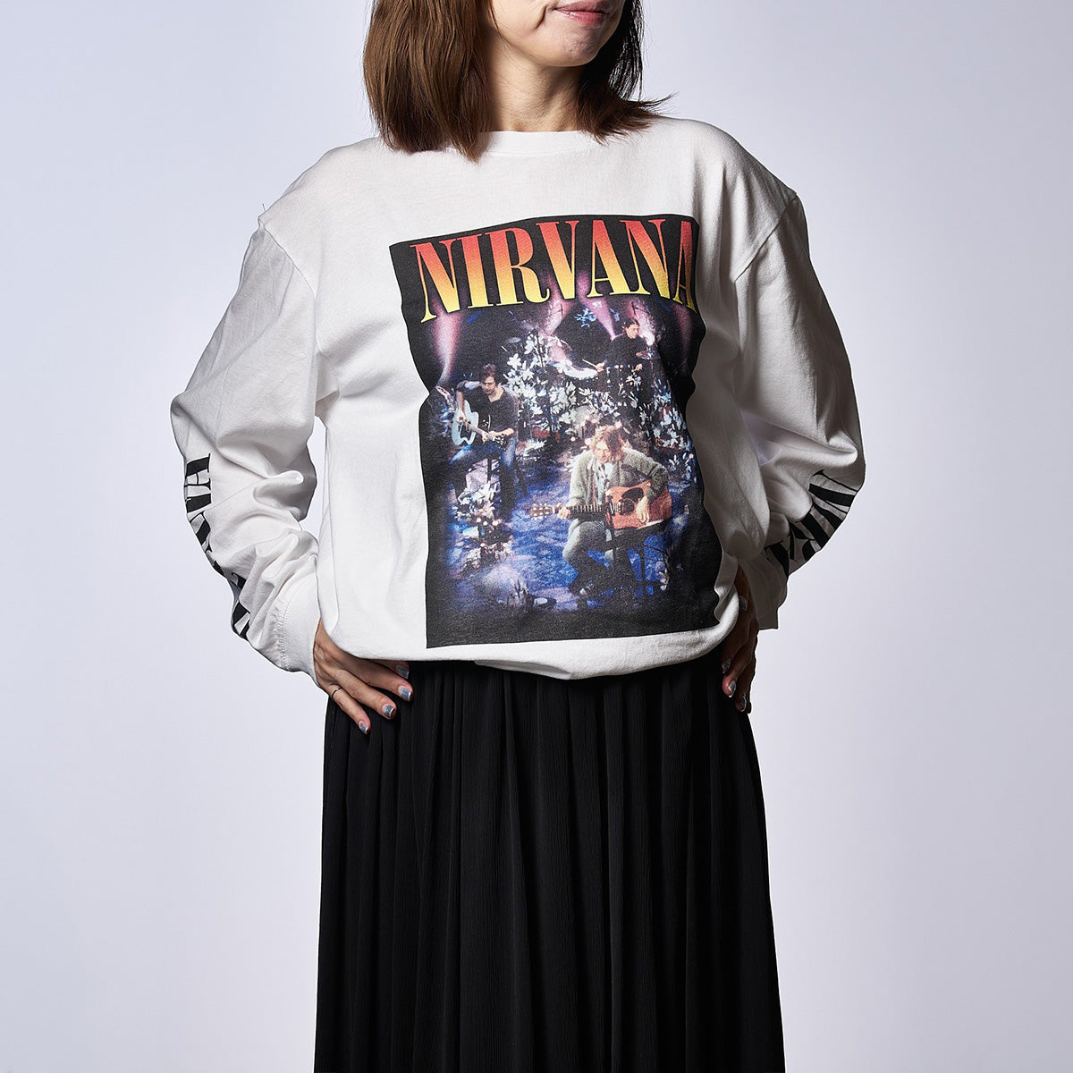 ニルヴァーナ MTV Unplugged in New York ロングスリーブTシャツ(ジョンブル/JOHNBULL)
