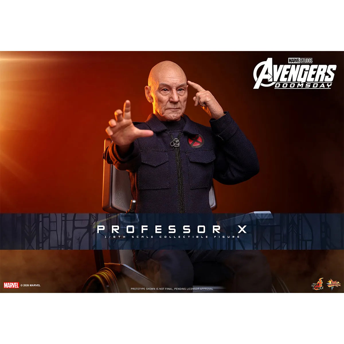 マーベル　「アベンジャーズ／ドゥームズデイ」　1/6スケールフィギュア　プロフェッサーX【ムービー・マスターピース】
