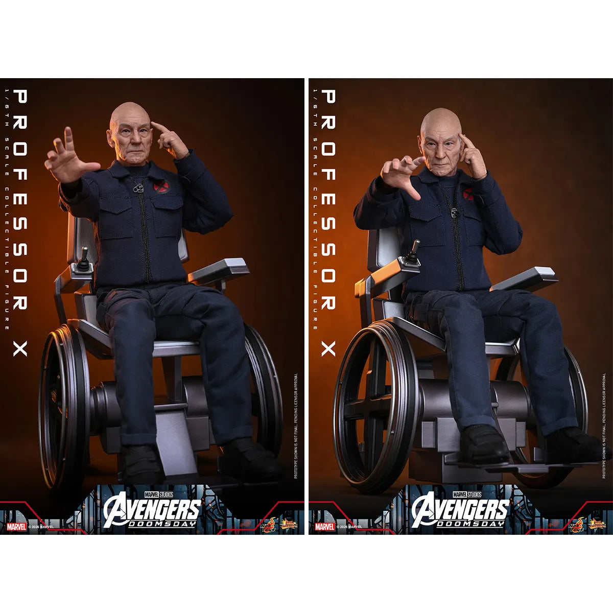 マーベル　「アベンジャーズ／ドゥームズデイ」　1/6スケールフィギュア　プロフェッサーX【ムービー・マスターピース】