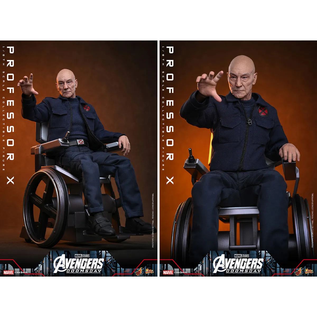 マーベル　「アベンジャーズ／ドゥームズデイ」　1/6スケールフィギュア　プロフェッサーX【ムービー・マスターピース】