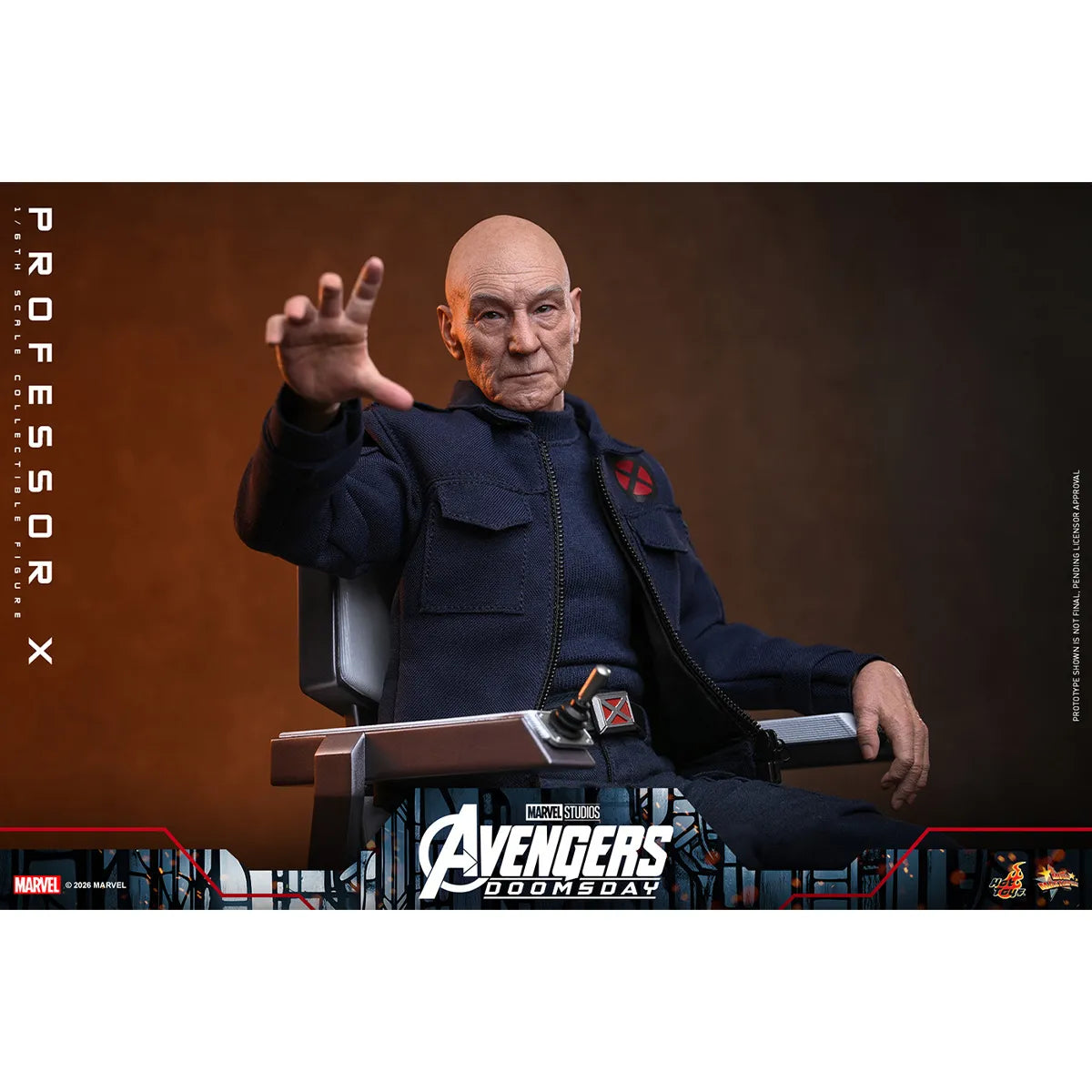 マーベル　「アベンジャーズ／ドゥームズデイ」　1/6スケールフィギュア　プロフェッサーX【ムービー・マスターピース】