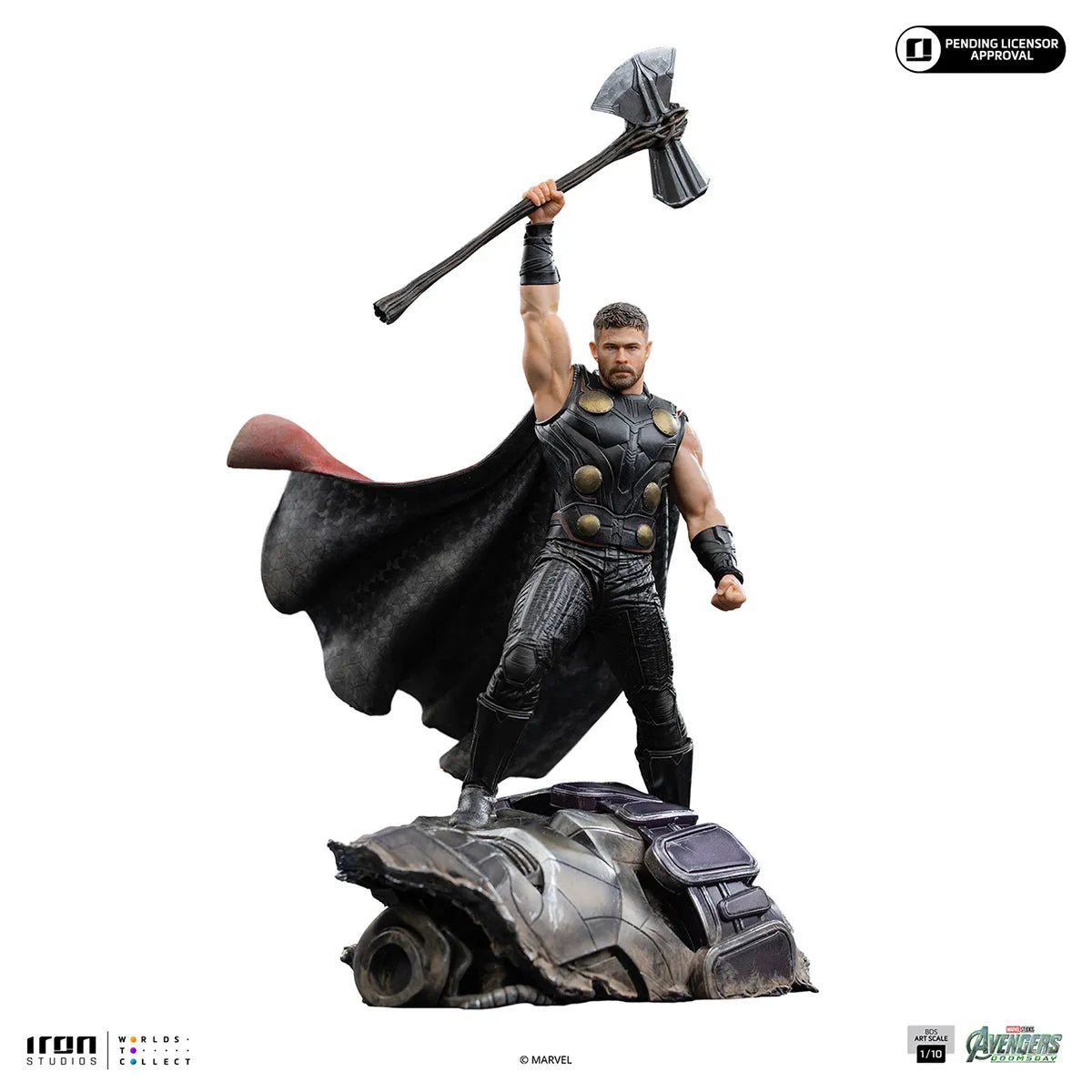 マーベル　「アベンジャーズ／ドゥームズデイ」　1/10スケール　ソー【アイアン・スタジオ　スタチュー】「バトルジオラマ・シリーズ」