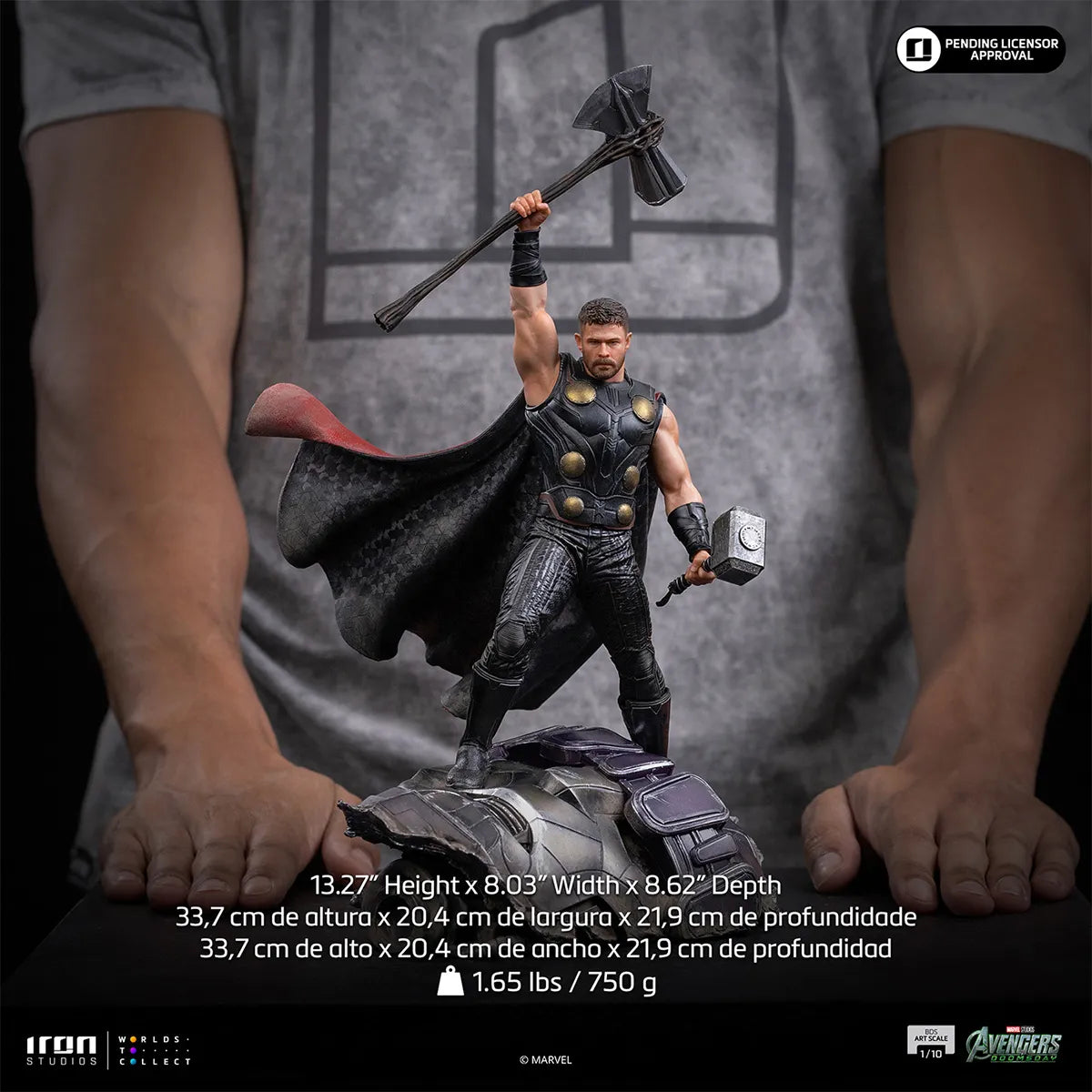マーベル　「アベンジャーズ／ドゥームズデイ」　1/10スケール　ソー【アイアン・スタジオ　スタチュー】「バトルジオラマ・シリーズ」