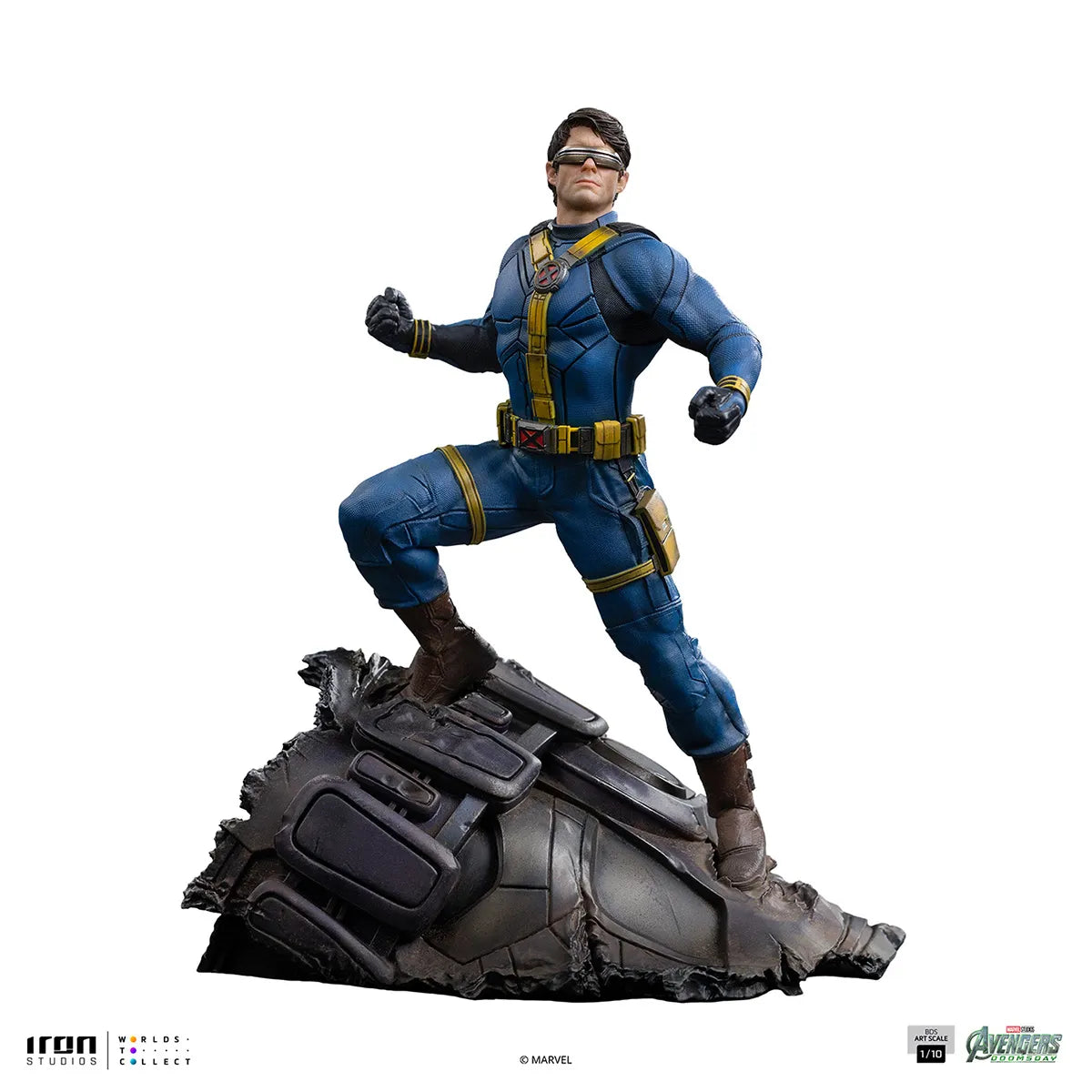 マーベル　「アベンジャーズ／ドゥームズデイ」　1/10スケール　サイクロップス【アイアン・スタジオ　スタチュー】「バトルジオラマ・シリーズ」