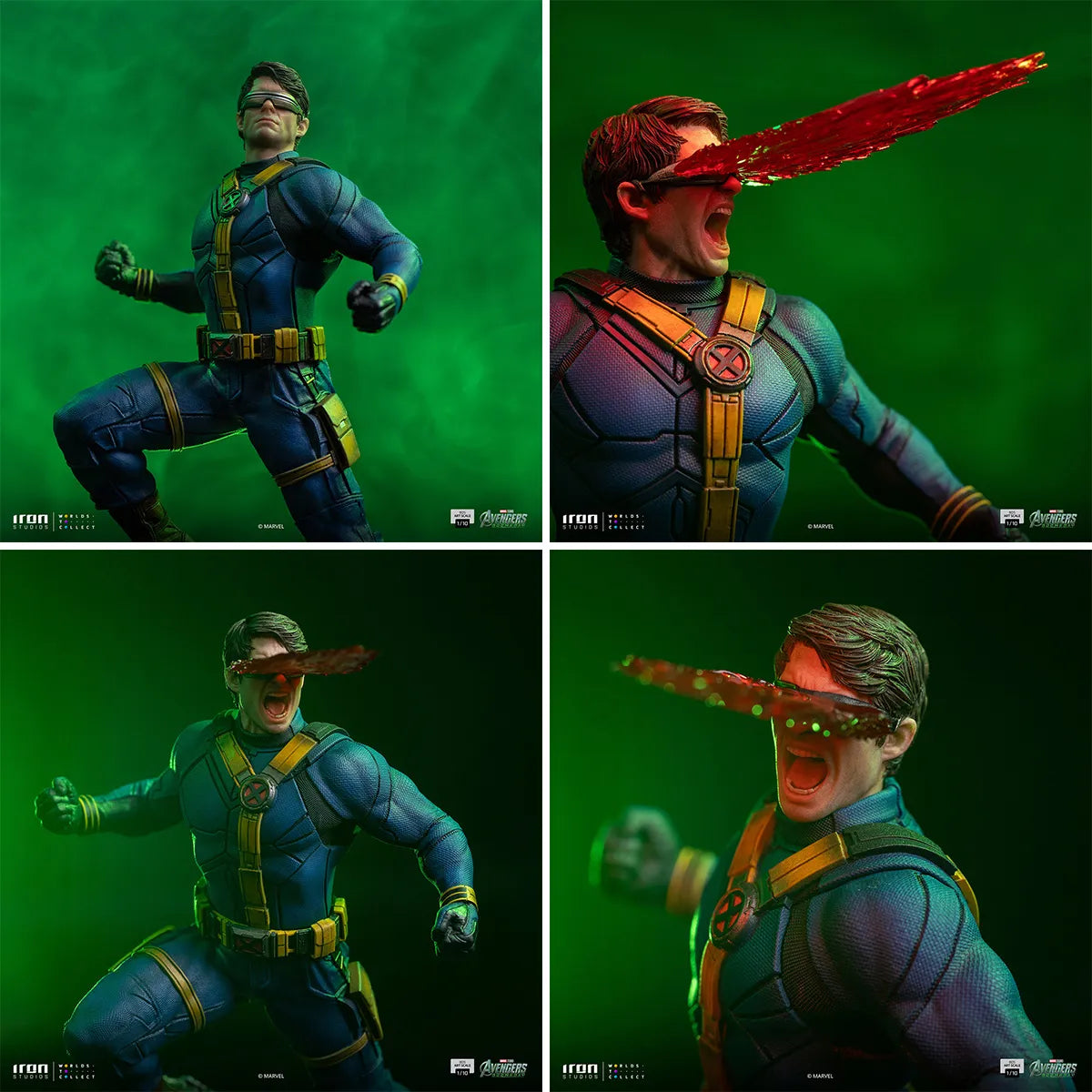 マーベル　「アベンジャーズ／ドゥームズデイ」　1/10スケール　サイクロップス【アイアン・スタジオ　スタチュー】「バトルジオラマ・シリーズ」