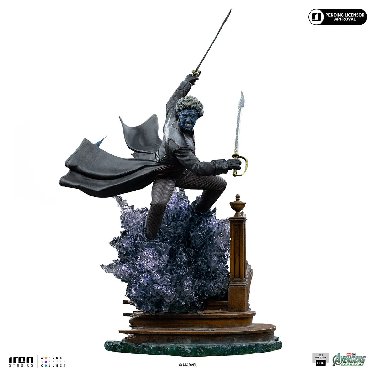 マーベル　「アベンジャーズ／ドゥームズデイ」　1/10スケール　ナイトクローラー【アイアン・スタジオ　スタチュー】「バトルジオラマ・シリーズ」