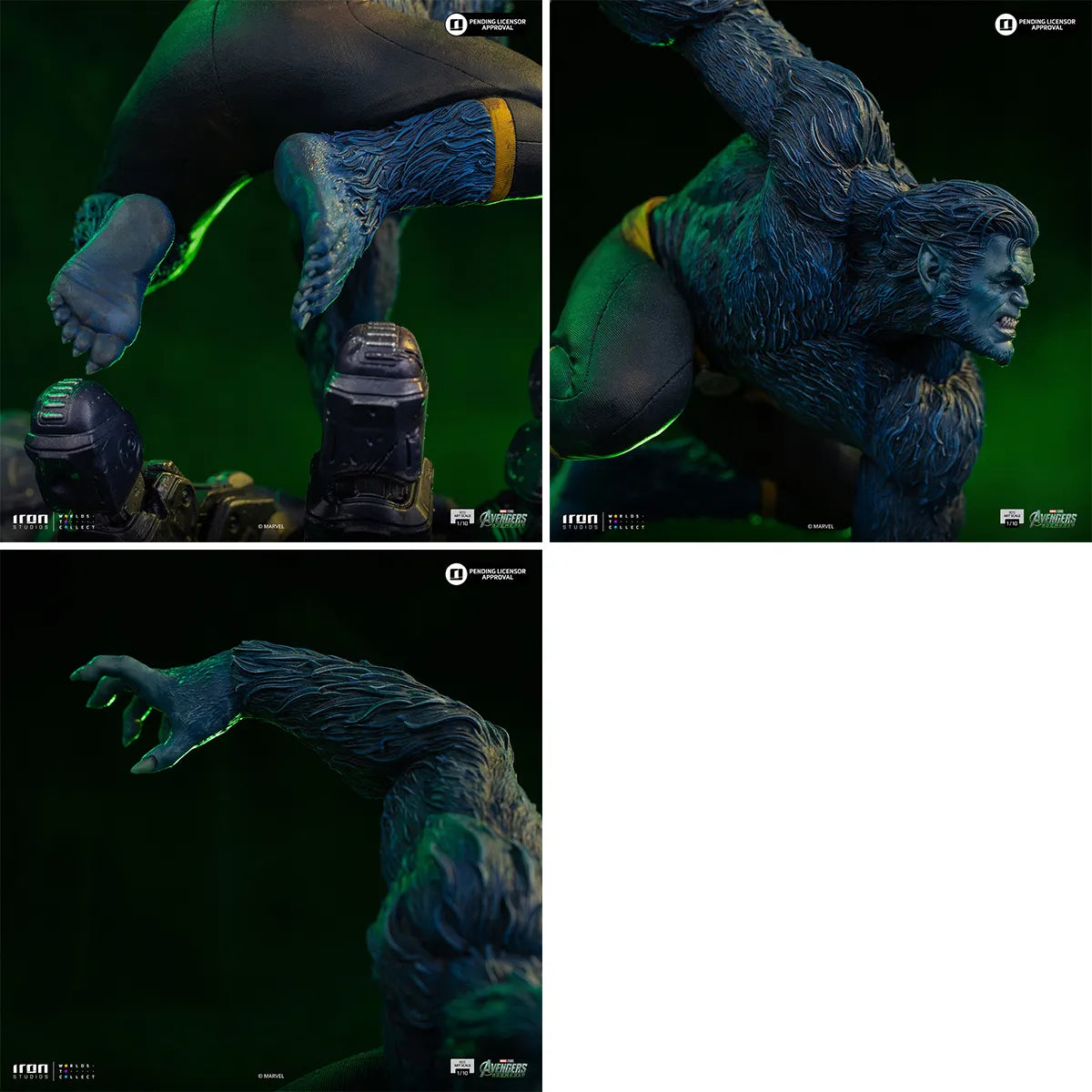 マーベル　「アベンジャーズ／ドゥームズデイ」　1/10スケール　ビースト【アイアン・スタジオ　スタチュー】「バトルジオラマ・シリーズ」