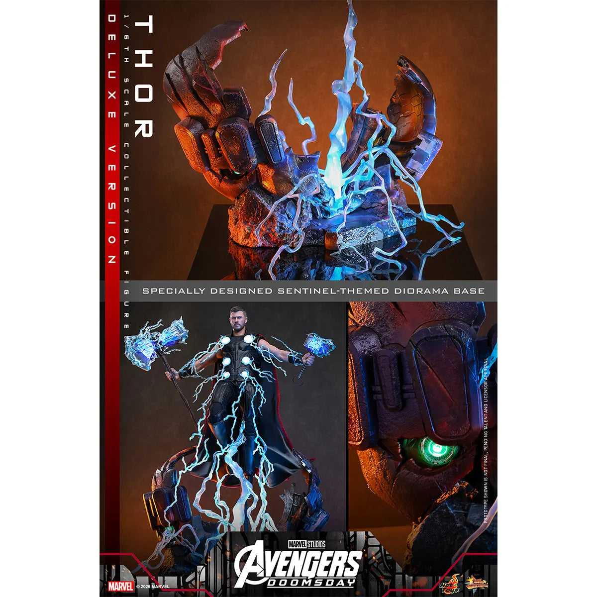 マーベル　「アベンジャーズ／ドゥームズデイ」　1/6スケール　ソー（デラックス版） (ムービー・マスターピース)
