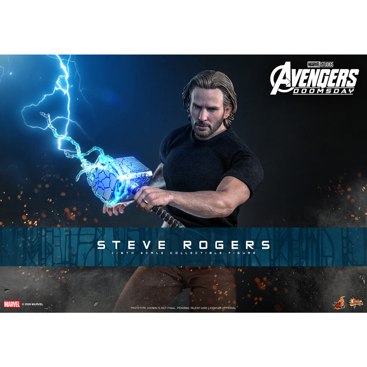 マーベル「アベンジャーズ／ドゥームズデイ」1/6スケールフィギュア　スティーブ・ロジャース（ムービー・マスターピース）