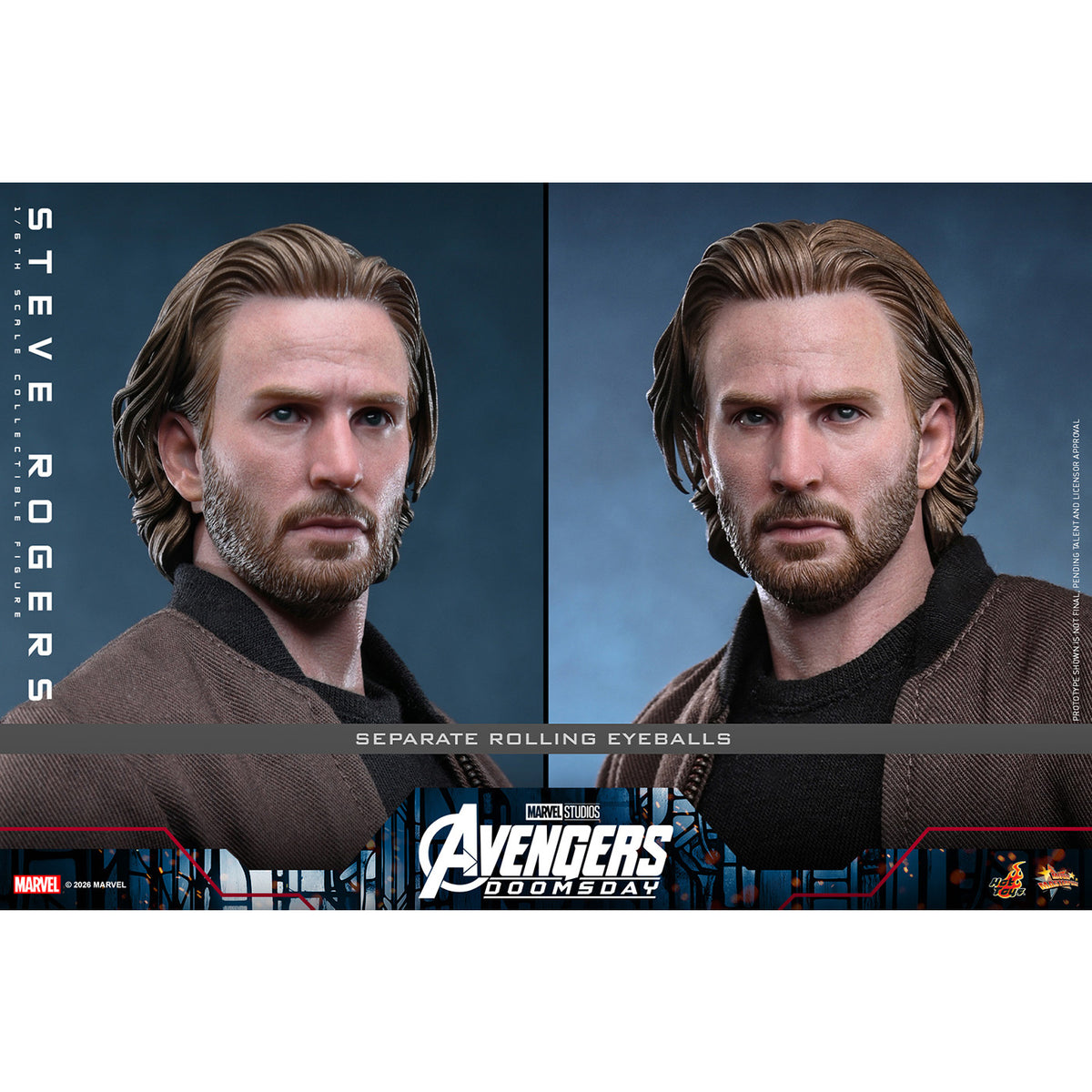 マーベル「アベンジャーズ／ドゥームズデイ」1/6スケールフィギュア　スティーブ・ロジャース（ムービー・マスターピース）