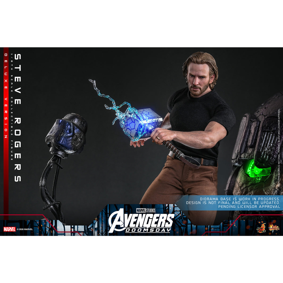 マーベル「アベンジャーズ／ドゥームズデイ」1/6スケールフィギュア　スティーブ・ロジャース（デラックス版）（ムービー・マスターピース）
