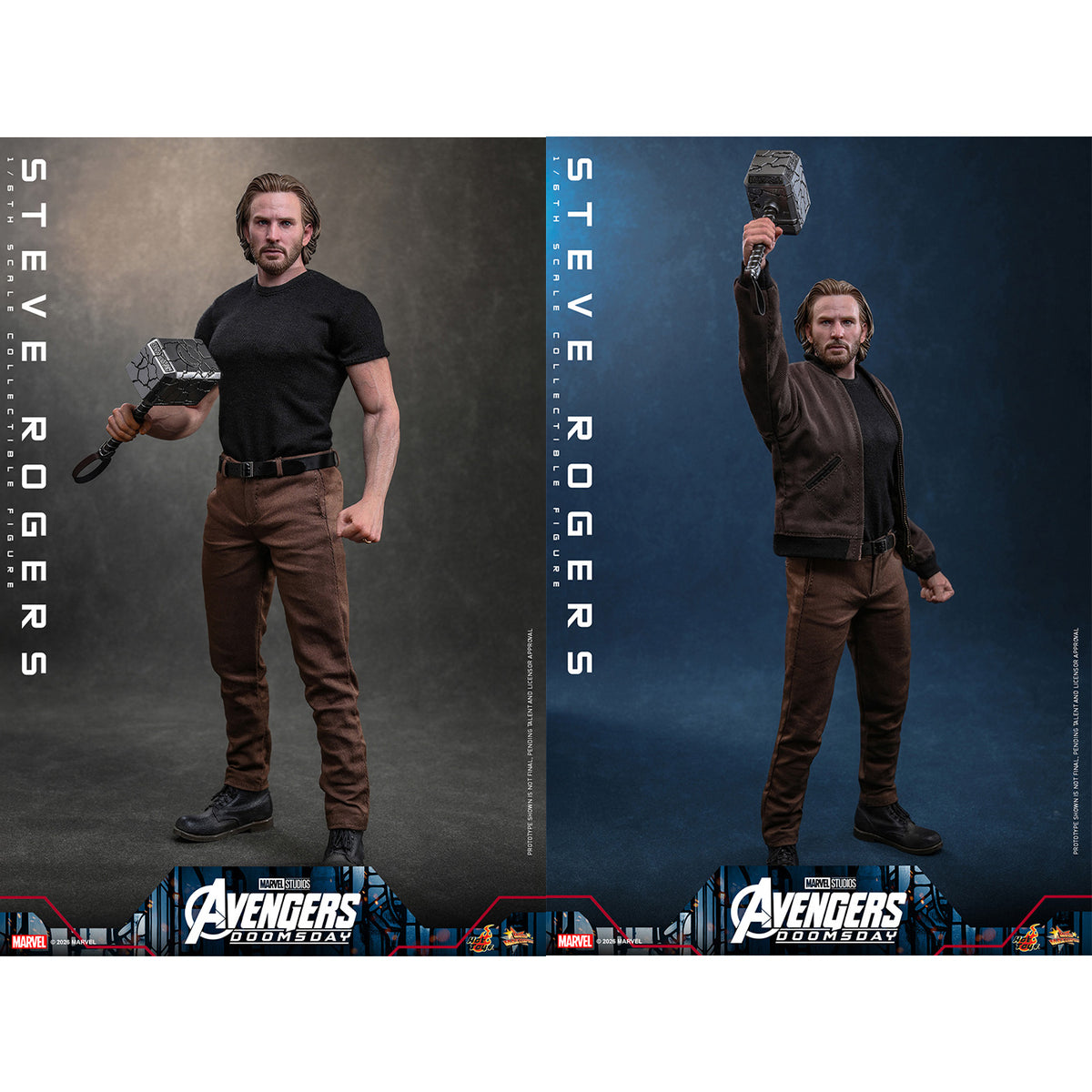 マーベル「アベンジャーズ／ドゥームズデイ」1/6スケールフィギュア　スティーブ・ロジャース（デラックス版）（ムービー・マスターピース）